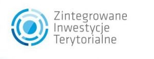 Jasno niebieskie logo Zintegrowanych Inwestycji Terytorialnych