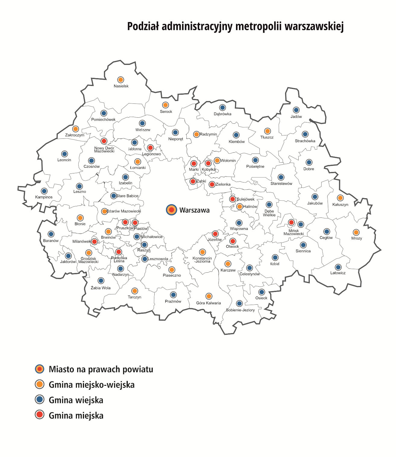 Podział administracyjny - mapa